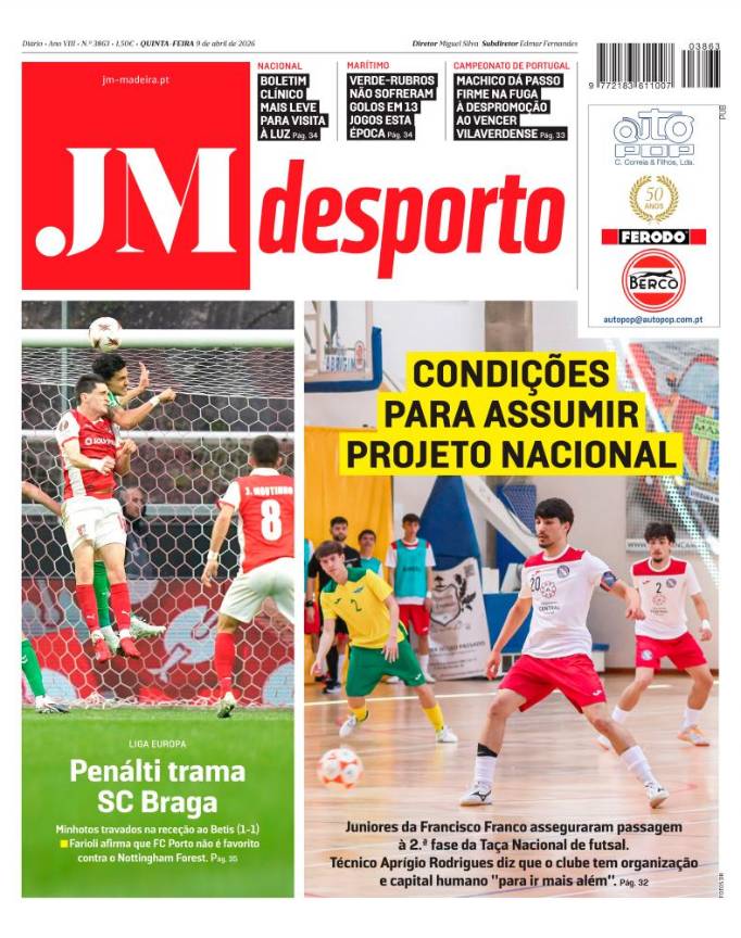 Quinta-feira, 9 de abril de 2026