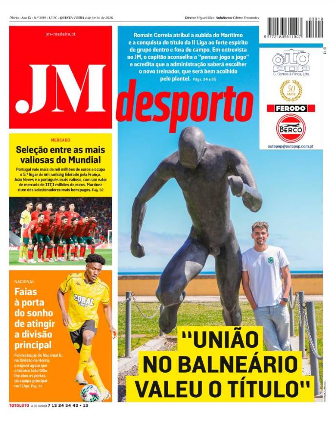 Quinta-feira, 4 de junho de 2026