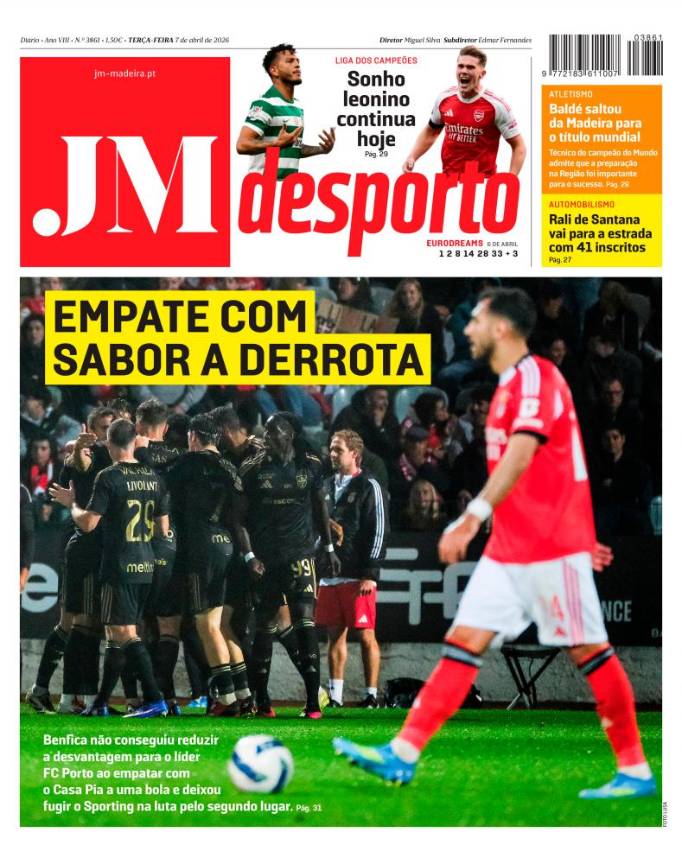 Terça-feira, 7 de abril de 2026