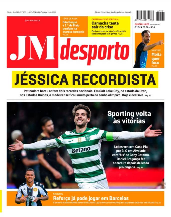 Sábado, 17 de janeiro de 2026