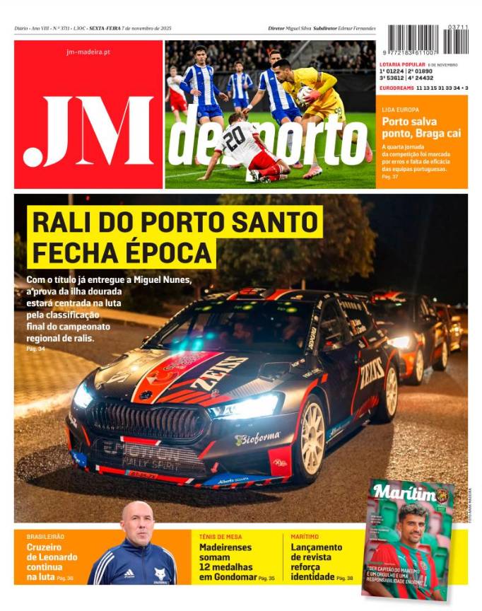 Sexta-feira, 7 de novembro de 2025