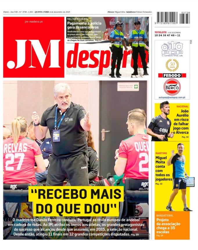 Quinta-feira, 4 de dezembro de 2025