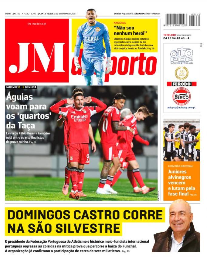 Quinta-feira, 18 de dezembro de 2025