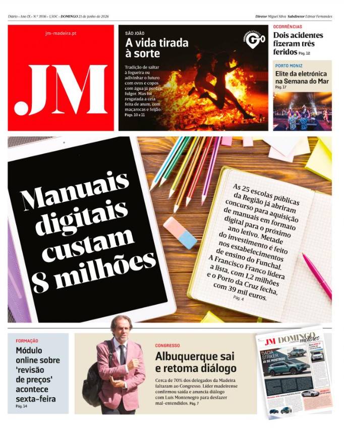 Domingo, 21 de junho de 2026