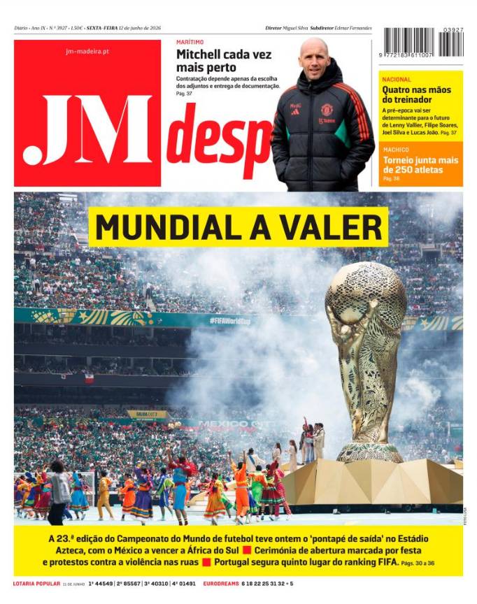 Sexta-feira, 12 de junho de 2026