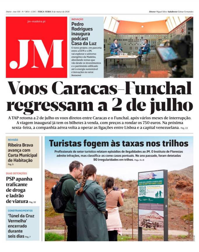 Terça-feira, 31 de março de 2026