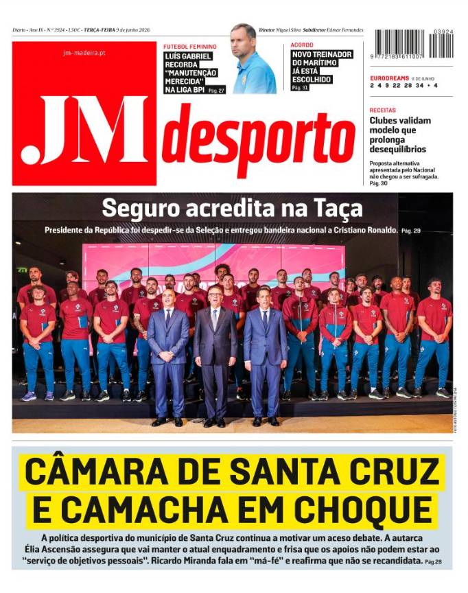 Terça-feira, 9 de junho de 2026