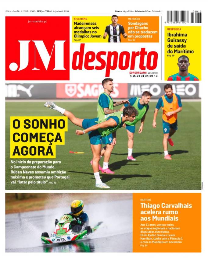 Terça-feira, 2 de junho de 2026