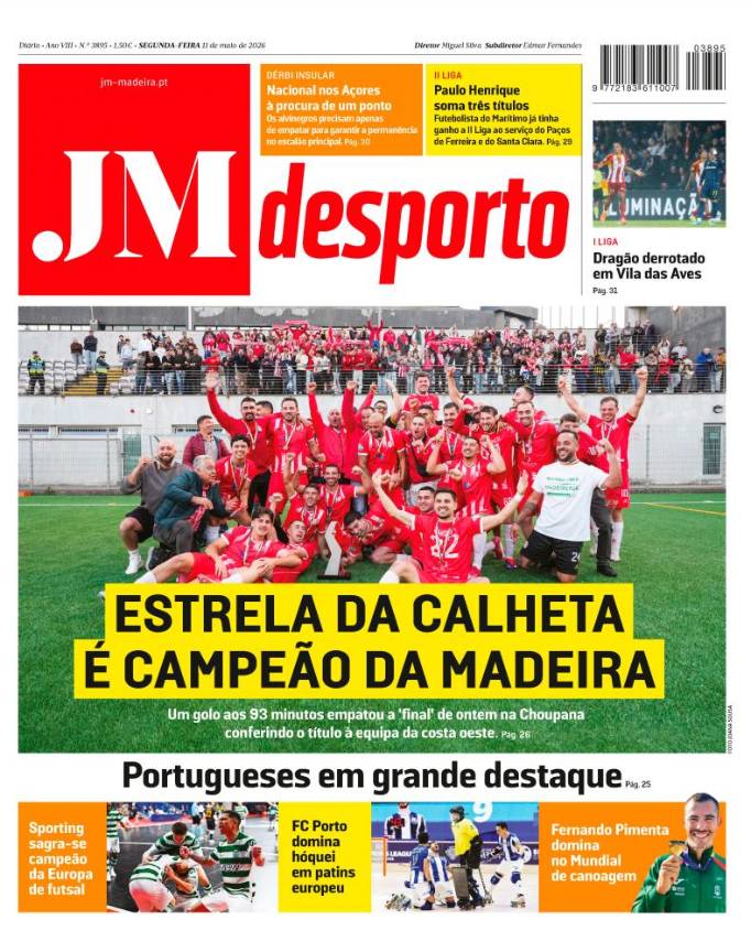 Segunda-feira, 11 de maio de 2026