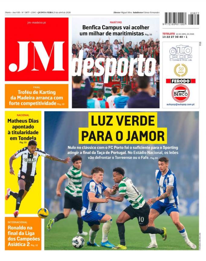 Quinta-feira, 23 de abril de 2026