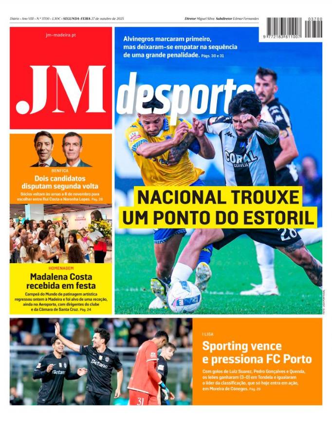 Segunda-feira, 27 de outubro de 2025