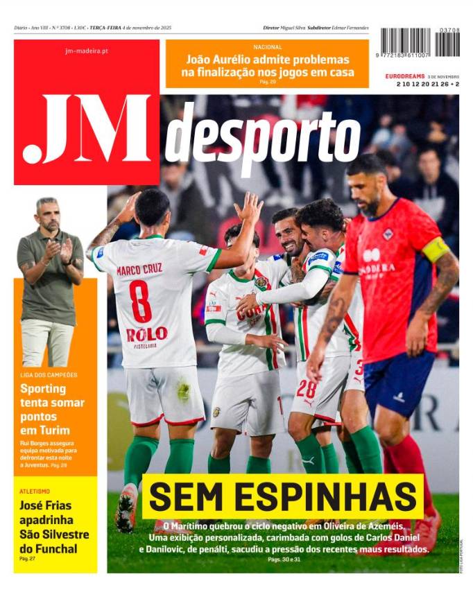 Terça-feira, 4 de novembro de 2025