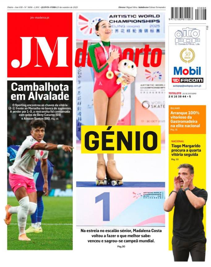 Quinta-feira, 23 de outubro de 2025