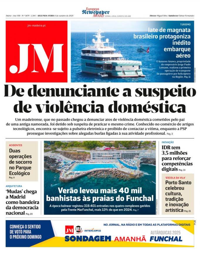 Segunda-feira, 6 de outubro de 2025