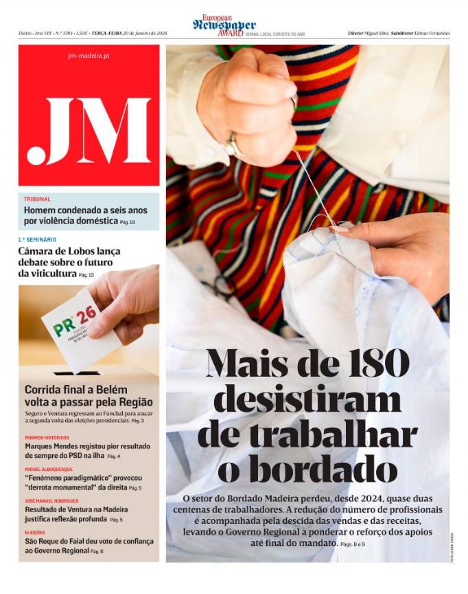 Terça-feira, 20 de janeiro de 2026