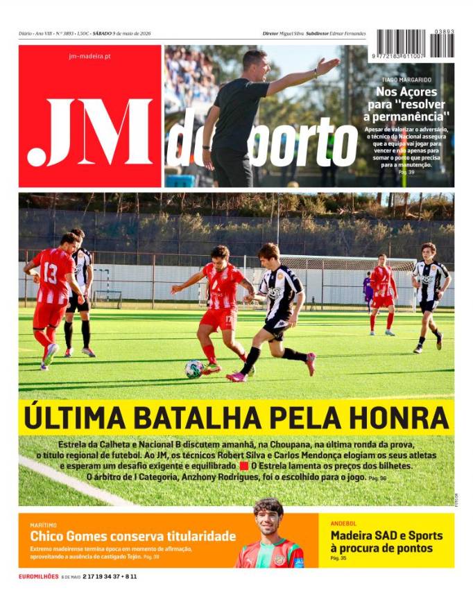 Sábado, 9 de maio de 2026