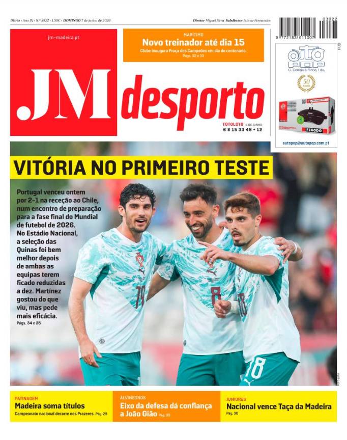 Domingo, 7 de junho de 2026
