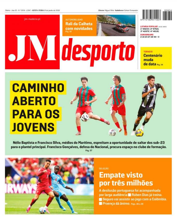 Sexta-feira, 19 de junho de 2026