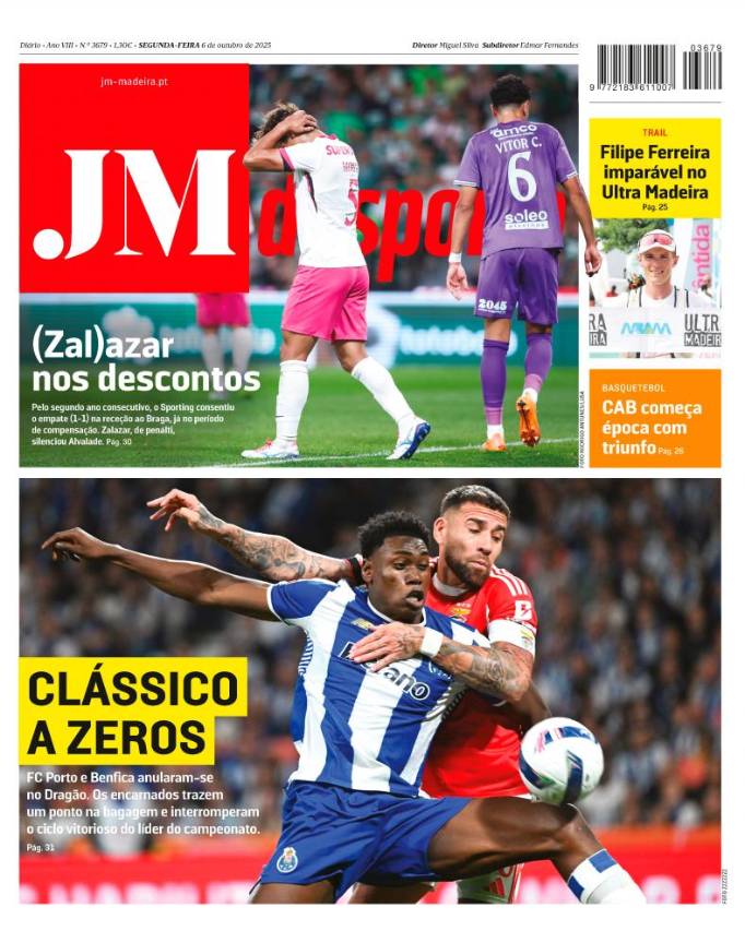 Segunda-feira, 6 de outubro de 2025