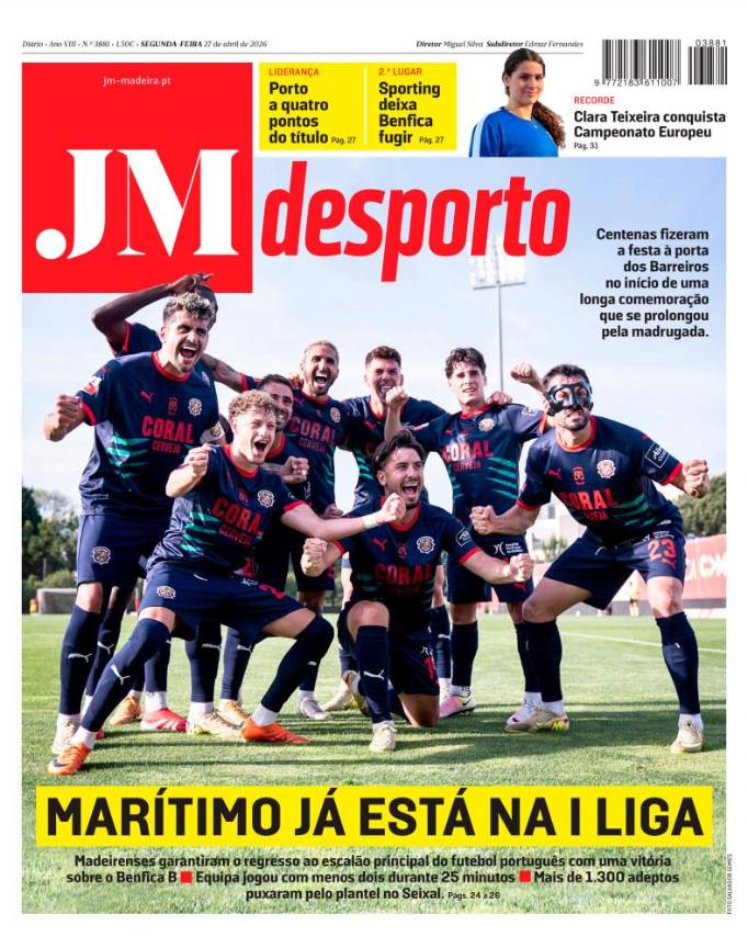 Segunda-feira, 27 de abril de 2026