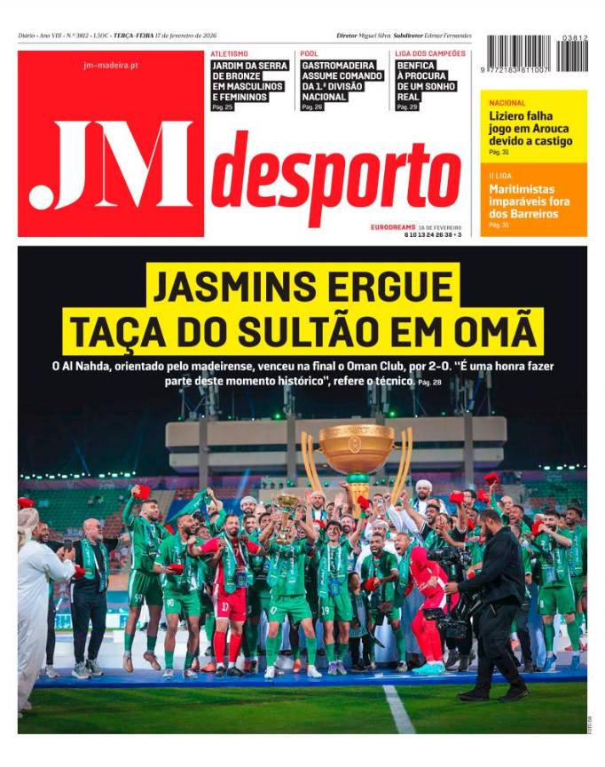 Terça-feira, 17 de fevereiro de 2026