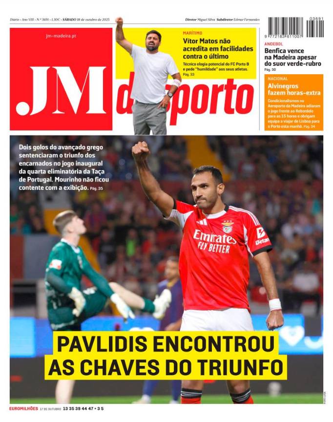 Sábado, 18 de outubro de 2025