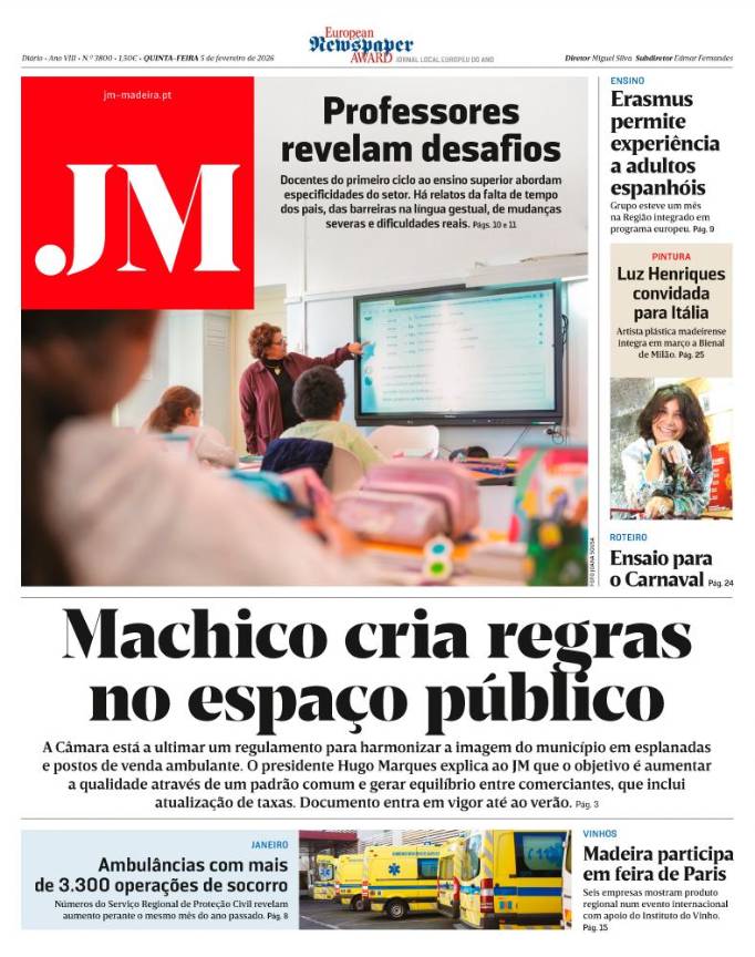 Quinta-feira, 5 de fevereiro de 2026