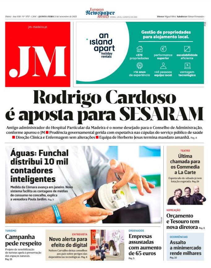 Quinta-feira, 13 de novembro de 2025