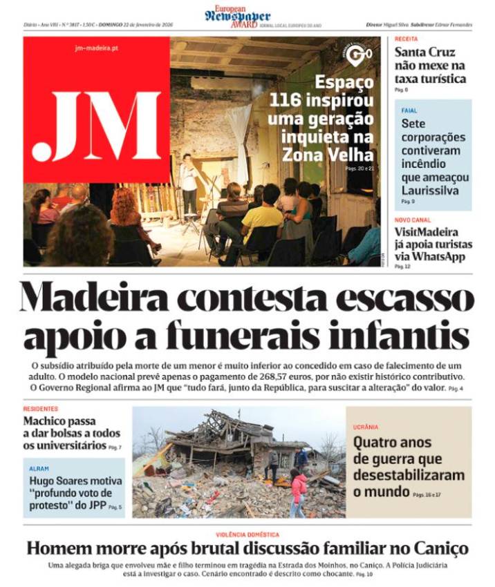 Domingo, 22 de fevereiro de 2026