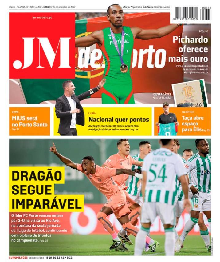 Sábado, 20 de setembro de 2025