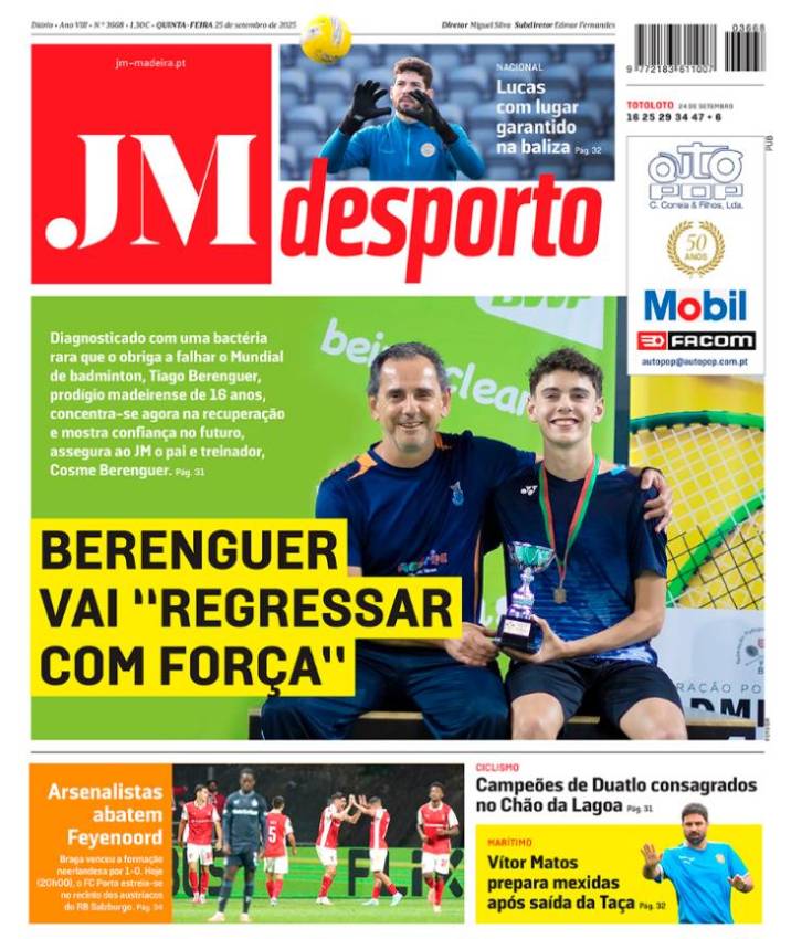 Quinta-feira, 25 de setembro de 2025