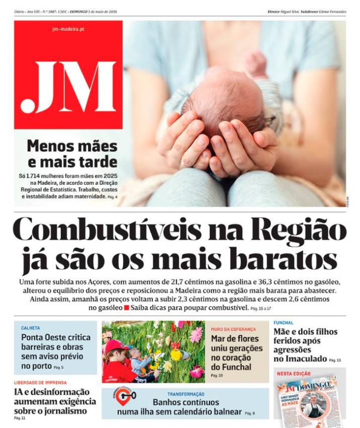 Domingo, 3 de maio de 2026