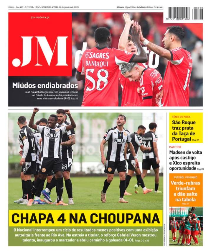 Segunda-feira, 26 de janeiro de 2026