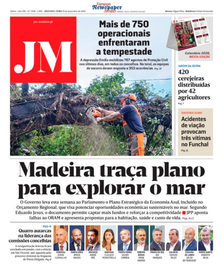 Segunda-feira, 15 de dezembro de 2025