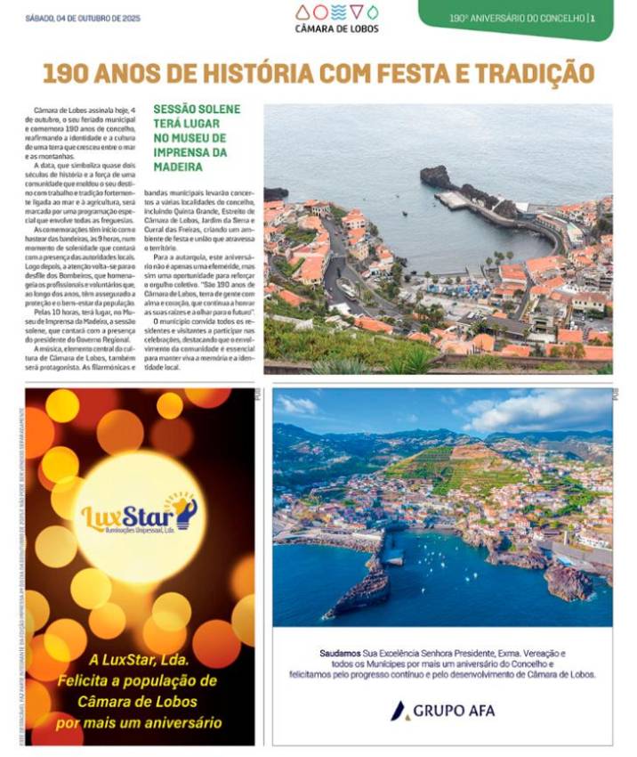 Sábado, 4 de outubro de 2025