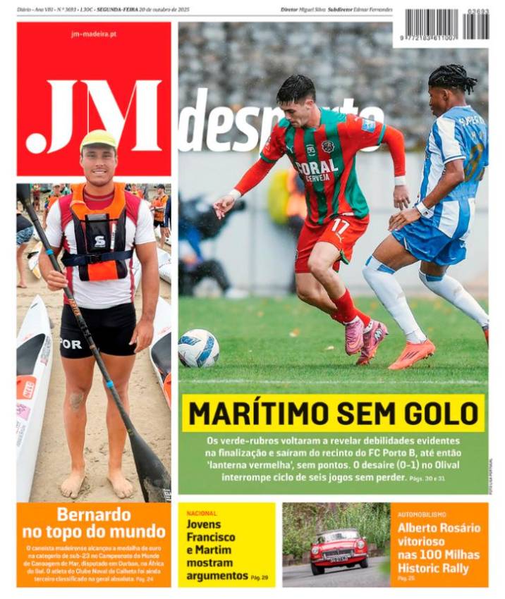 Segunda-feira, 20 de outubro de 2025