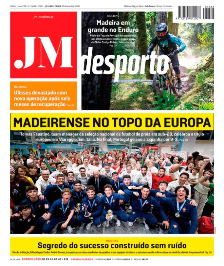Quarta-feira, 29 de abril de 2026