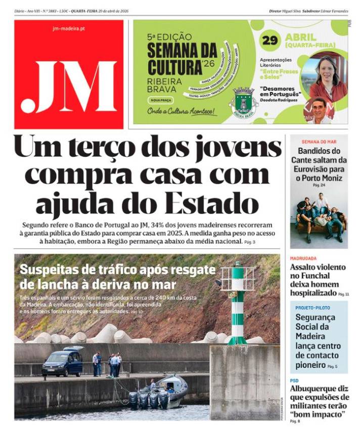Quarta-feira, 29 de abril de 2026