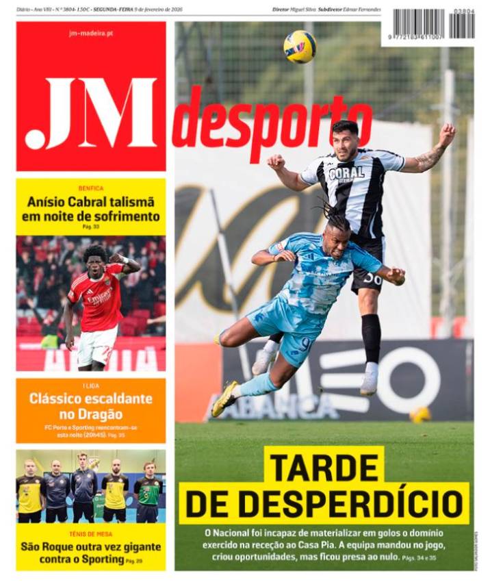 Segunda-feira, 9 de fevereiro de 2026