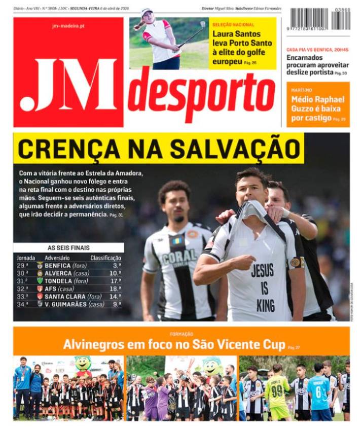 Segunda-feira, 6 de abril de 2026