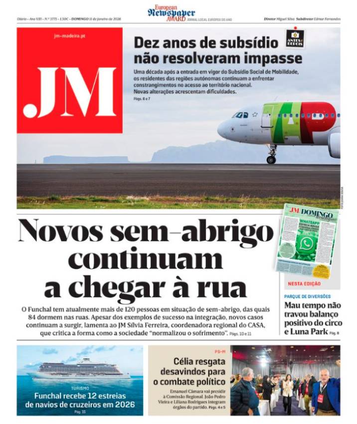 Domingo, 11 de janeiro de 2026