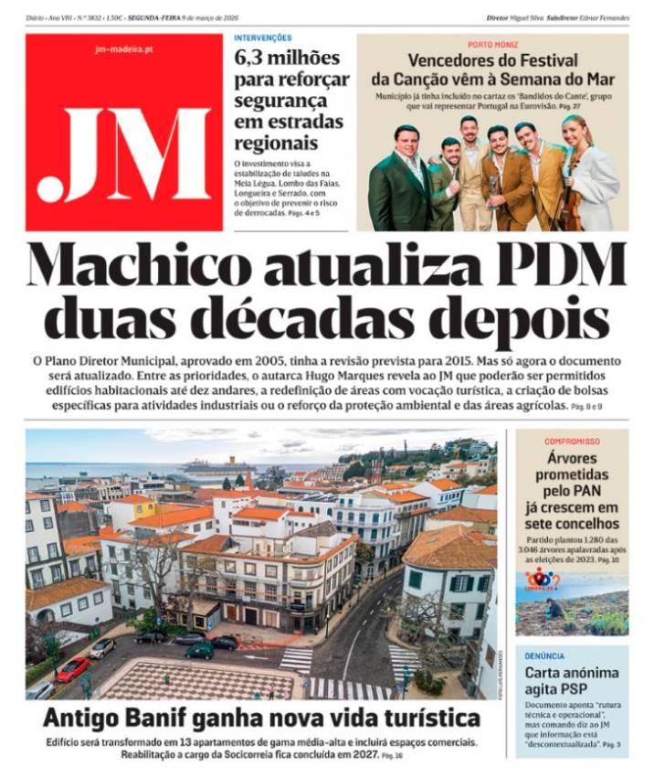 Segunda-feira, 9 de março de 2026