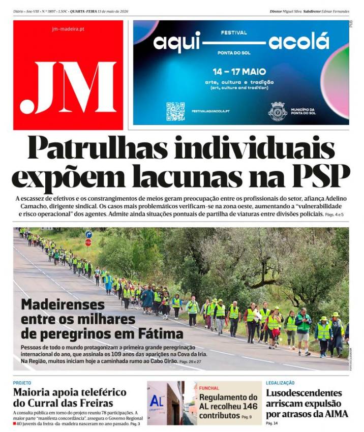 Quarta-feira, 13 de maio de 2026