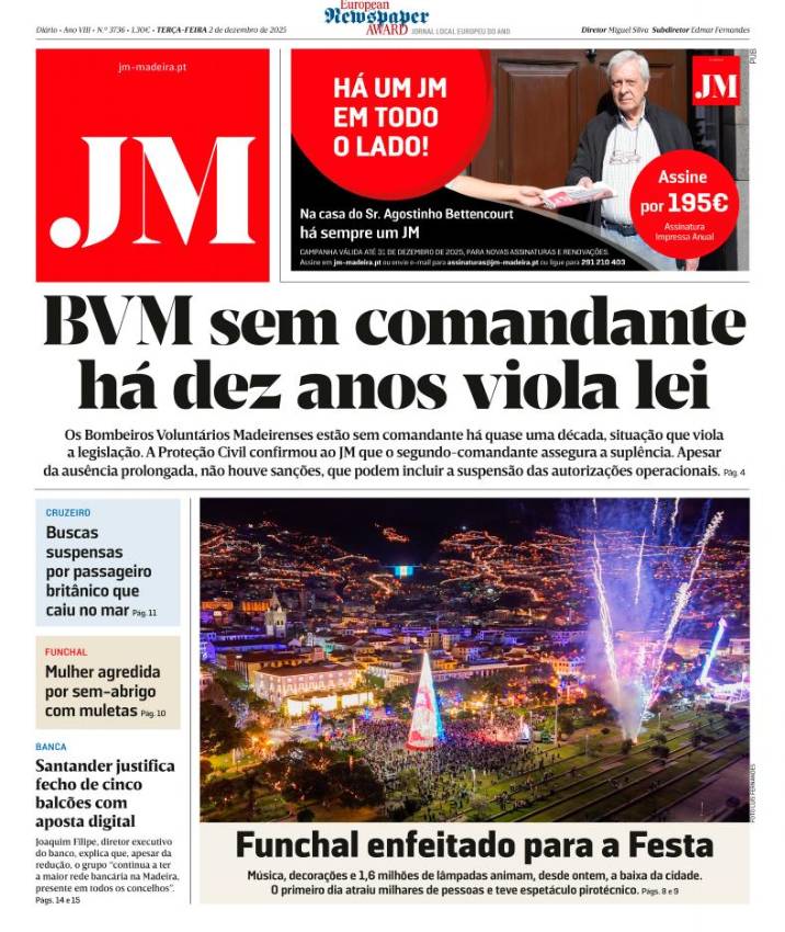 Terça-feira, 2 de dezembro de 2025