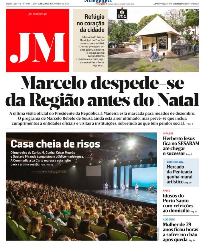 Sábado, 15 de novembro de 2025