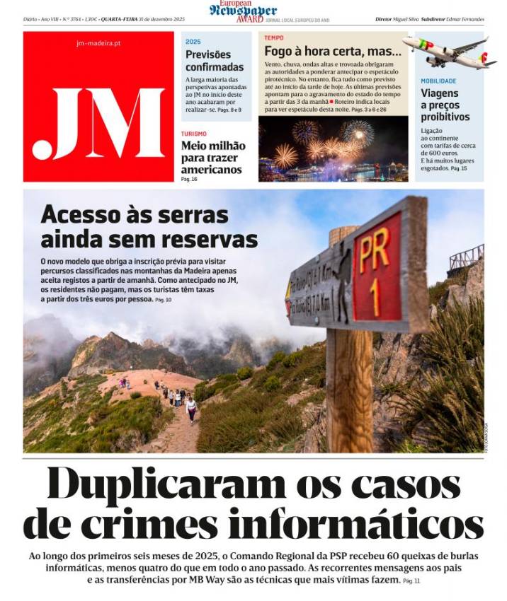 Quarta-feira, 31 de dezembro de 2025