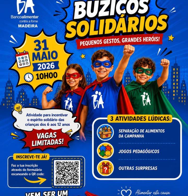 Banco Alimentar promove 27.ª campanha de recolha de alimentos na Madeira