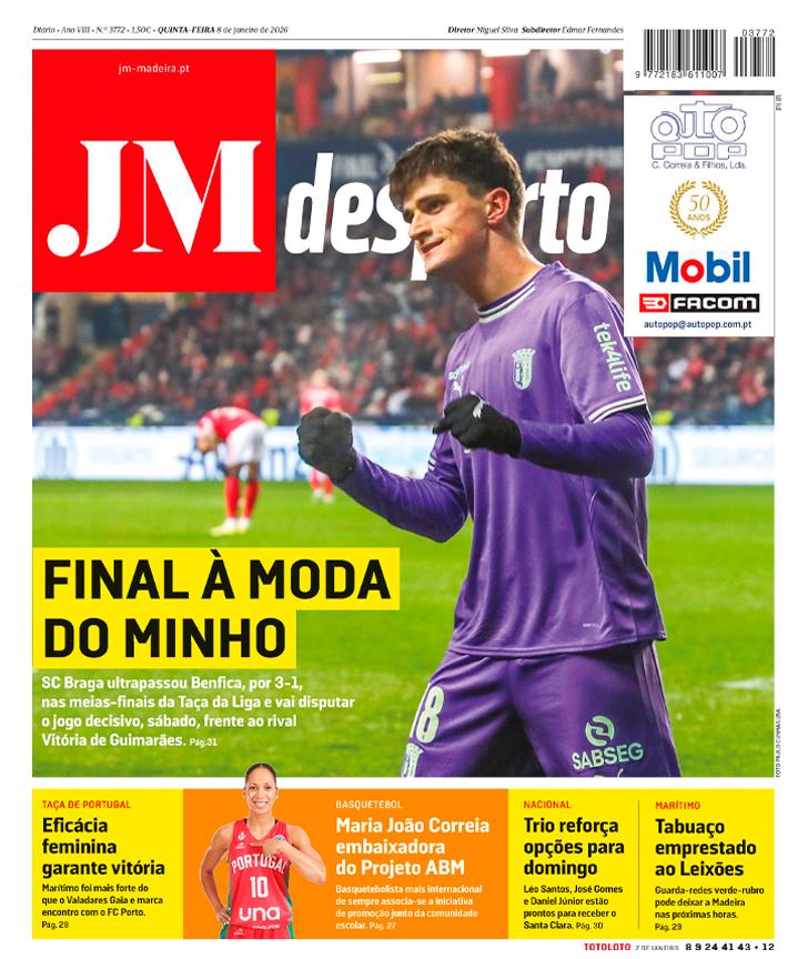 Quinta-feira, 8 de janeiro de 2026