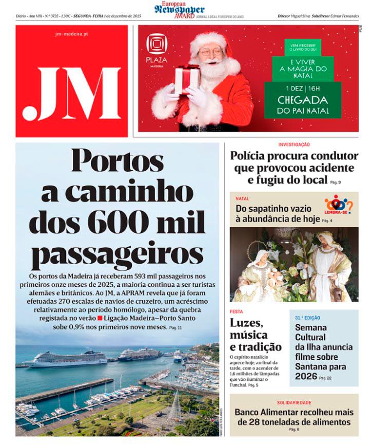 Segunda-feira, 1 de dezembro de 2025