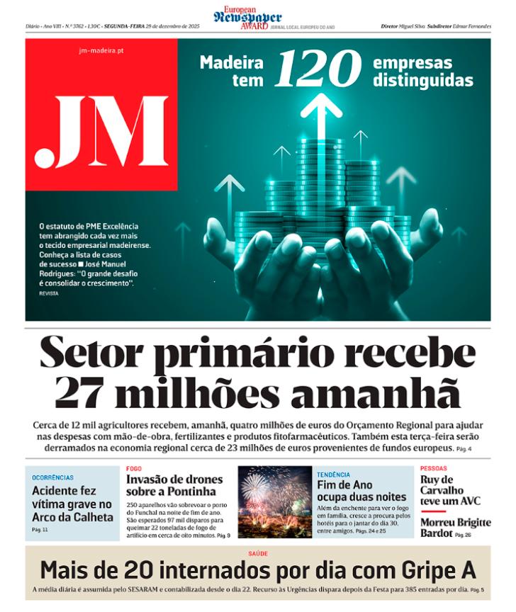 Segunda-feira, 29 de dezembro de 2025